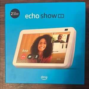 Amazon Echo Show 8 with White Frame